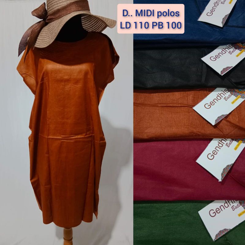 MIDI mini dress daster gemes LD 120 PB 110 Gendhis batik