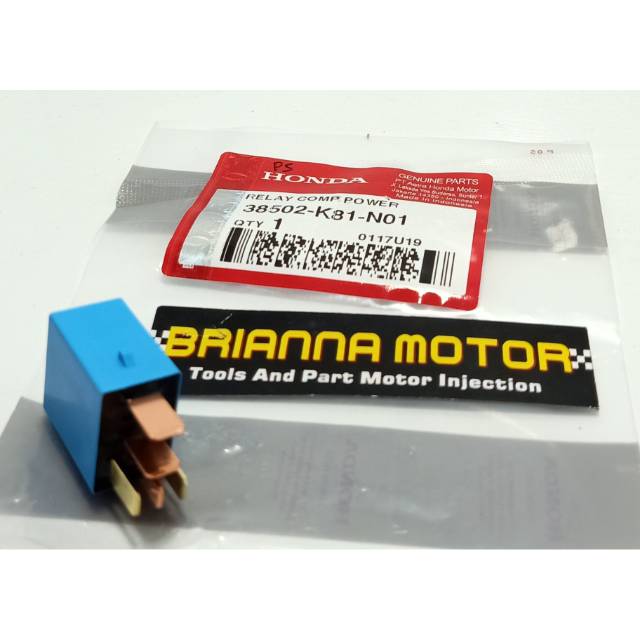 RELAY COMP KAKI 5 HONDA BEAT ESP - VARIO ESP - SCOOPY ESP ORI HONDA 38502 K81 N01