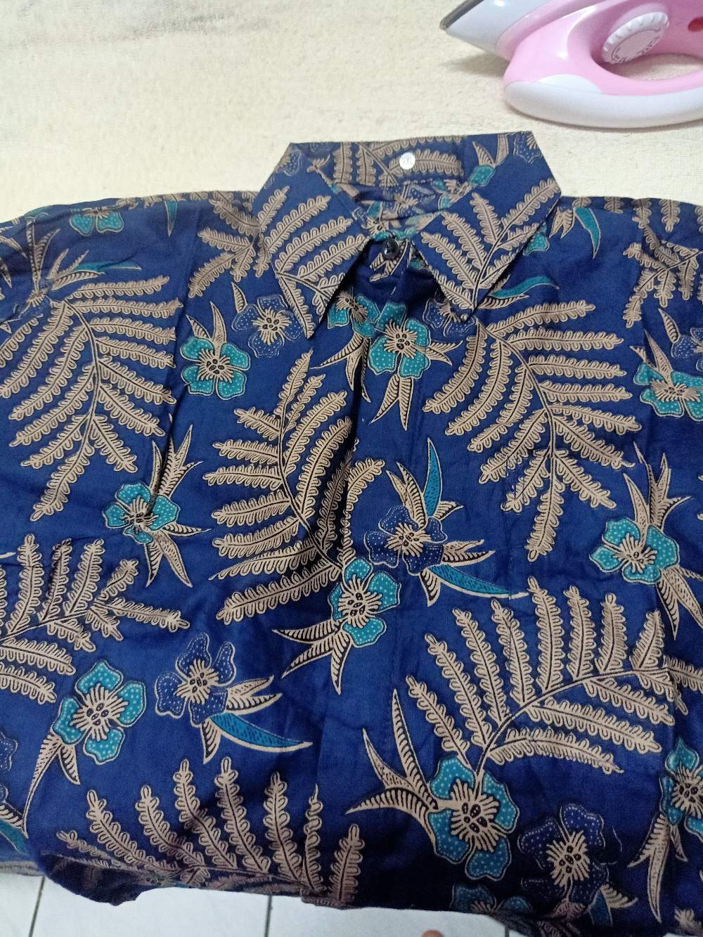 Kemeja Batik Pria Lengan Panjang Bswart Batik Hrb026 Kenongo Hem Panjang Padi