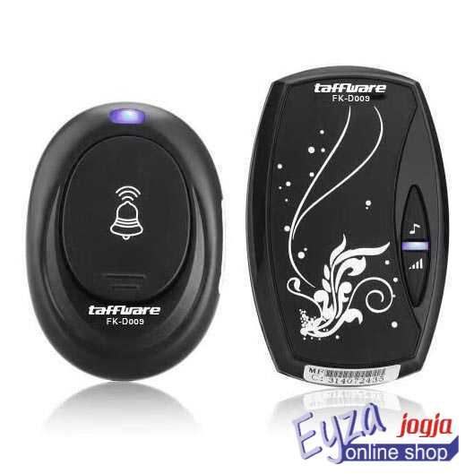 Original TERMURAH Taffware Alarm Pintu Wireless Waterproof dengan EU Plug - FK-D009