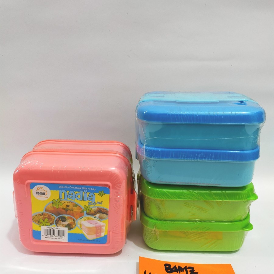 Rantang Anak Lunch Box Susun 2 Food Grade / Kotak Wadah Tempat Makanan Anak / Souvenir Ulang Tahun