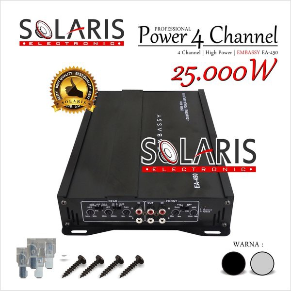 POWER MOBIL 4 Channel 25000 Watt EMBASSY EA-450
