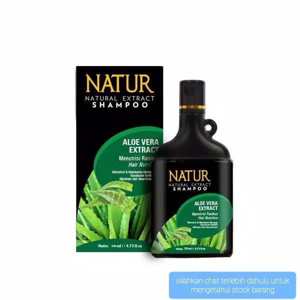 NATURE / NATUR SHAMPOO / SAMPO 80ML / 140ML UNTUK KERAMAS RAMBUT