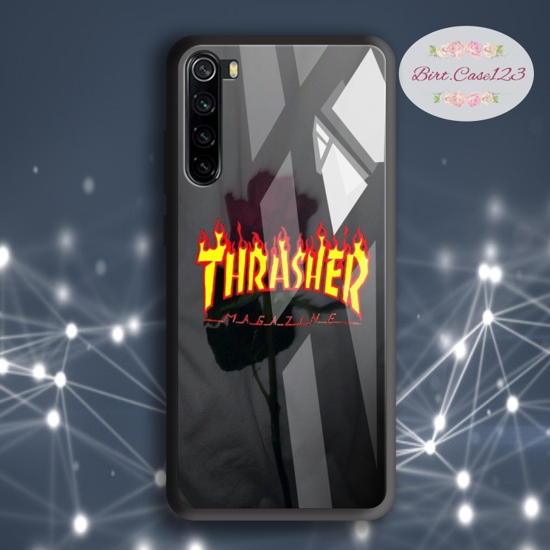 back case glass Trasher Oppo A3s A1k A5 A9 2020 A7 F9 A5s A31 A52 A53 A92 A37 A57 A59 A71 A83 BC4068