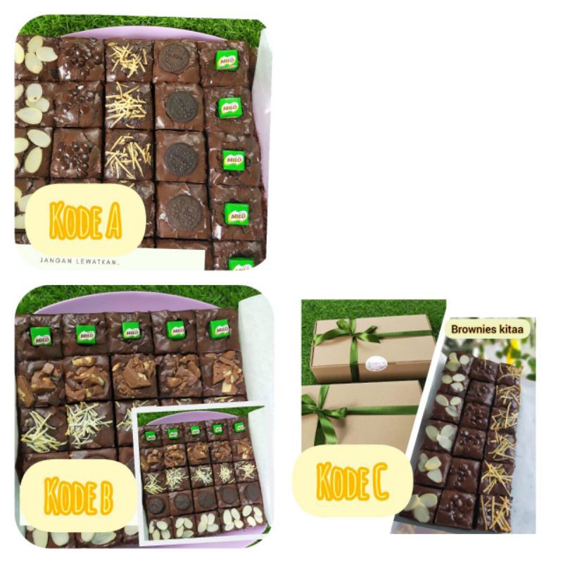 

brownies / fudgy brownies / brownies panggang
