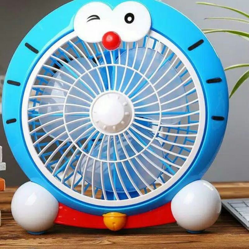 Kipas Angin Karakter WELHOME WH-120D Doraemon MURAH