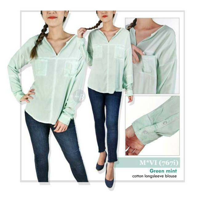 Mavi green blouse