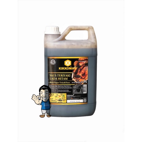 

Kikkoman Black Pepper Teriyaki Sauce- Saus Teriyaki Lada Hitam 2.2Kg
