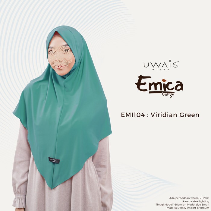 KERUDUNG DAGU MALAYSIA JILBAB INSTAN EMICA BERGO UWAIS HIJAB SYARI KHIMAR FASHION MUSLIM TERBARU