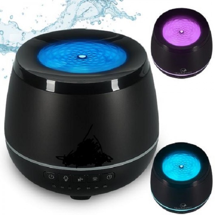 H45 Aromatherapy Cool Mist Ultrasonic Air Humidifier LED Light 200ML