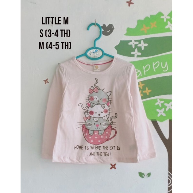 Kaos Lengan Panjang Anak Little M