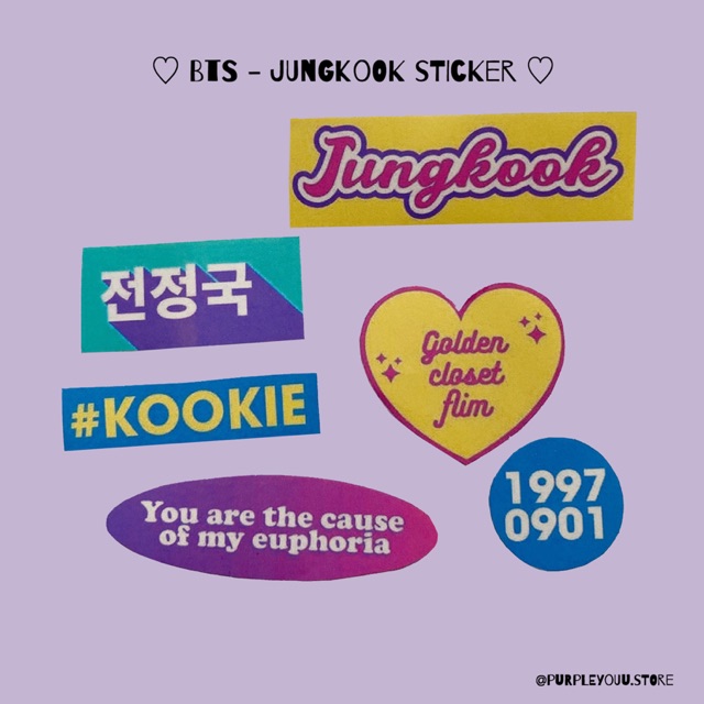 

♡ BTS CUSTOM STICKER ♡