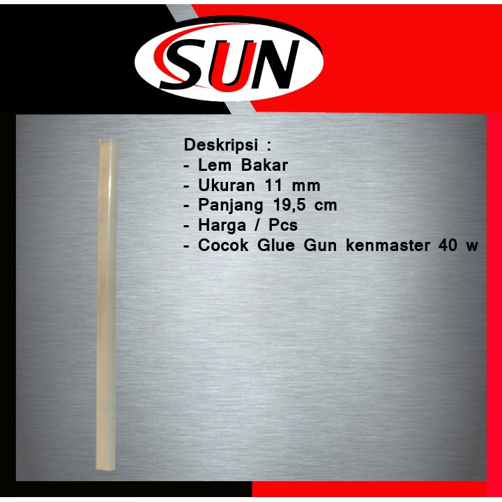 Refil Isi Ulang Glue Gun Lem Bakar Lem Tembak 11 Mm 19.5 Cm