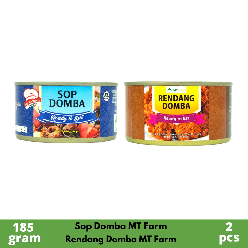 

MT FARM Sop Rendang Domba Halal tanpa Pengaawet 185gr