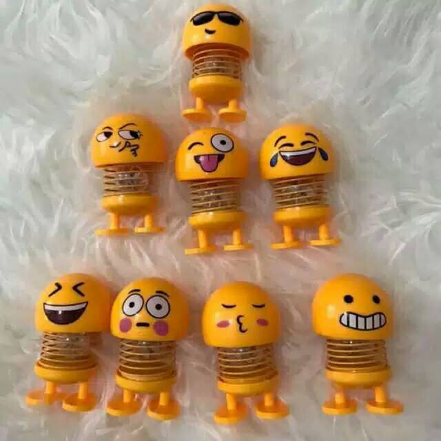 BONEKA GOYANG EMOJI LED EMOJI EMOJI