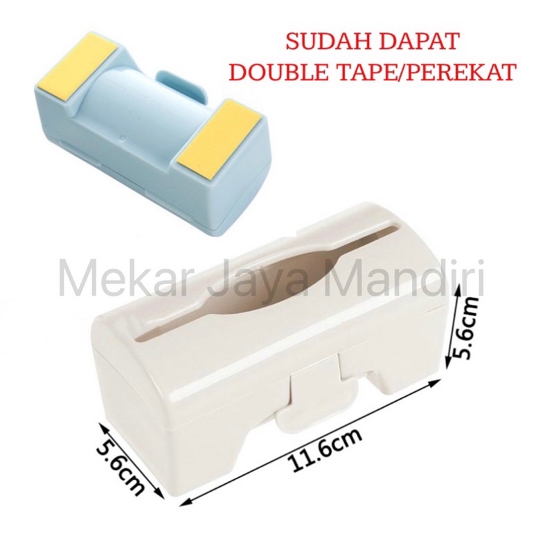 DISPENSER PLASTIK SAMPAH ROLL TEMPEL / DISPENSER KANTONG SAMPAH ROLL HOLDER PLASTIK SAMPAH TEMPAT PLASTIK ROLL