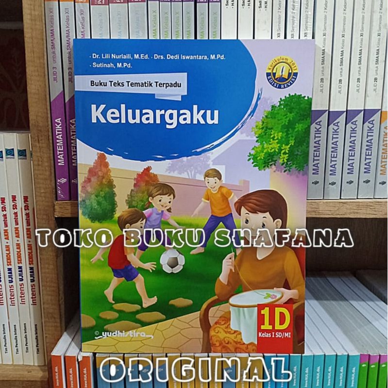 Paket 4 Buku Tematik Terpadu Yudhistira 1A 1B 1C 1D K13 Edisi Revisi Kelas 1 SD ORI