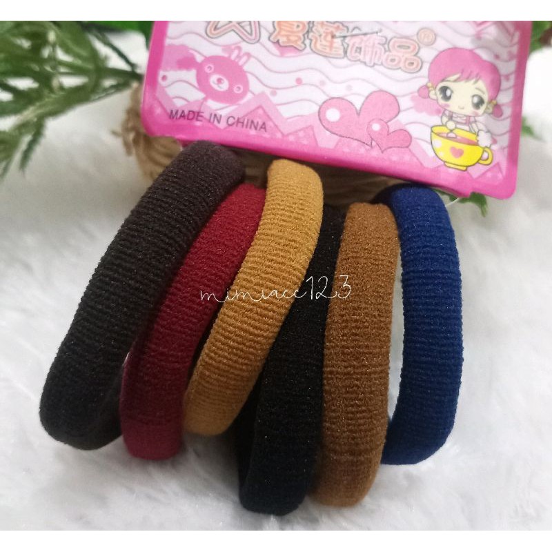 KUNCIR RAMBUT WANITA/ IKAT RAMBUT WARNA PASTEL/ IKAT RAMBUT SET-C