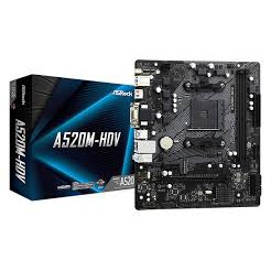 MOTHERBOARD ASROCK CHIPSET AMD A520M HDV SOCKET AM4