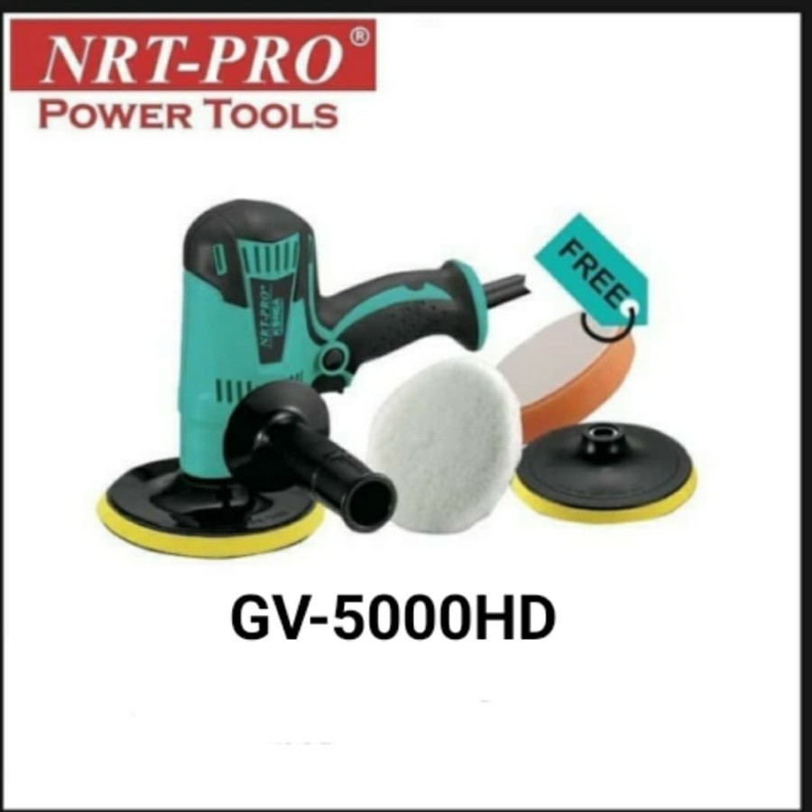 MESIN POLES MOBIL ATAU MOTOR / NRT PRO POLISHER 5 INCHI GV 5000HD