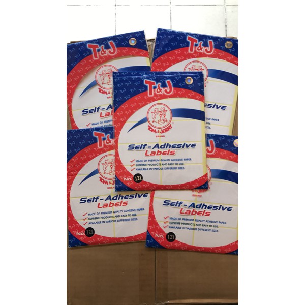 

label tom & jerry no 121 - self adhesive labels / jual ecer