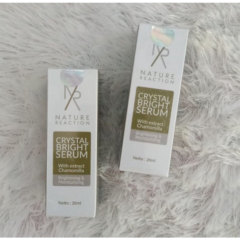 NR SERUM WAJAH GLOWING / Nature reaction crystal bright serum