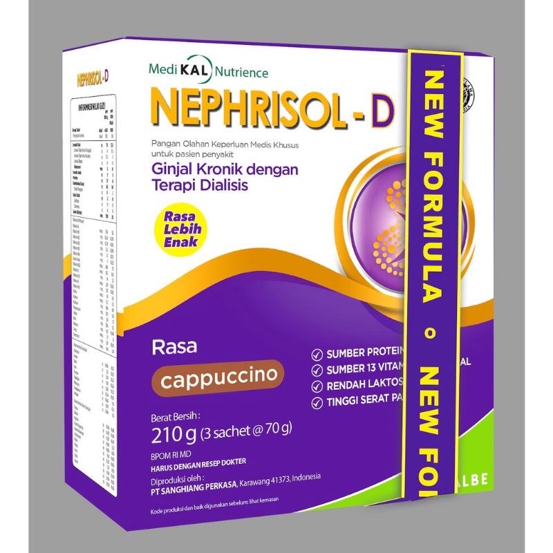 

NEPHRISOL D CAPPUCINO 210g