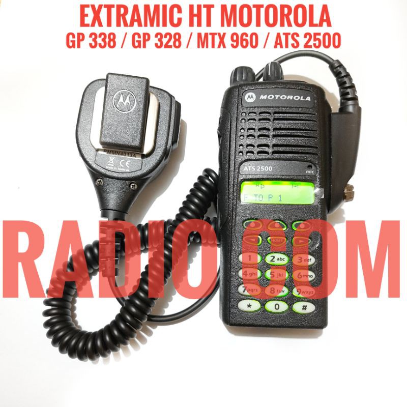 EXTRA MIC HT MOTOROLA ATS 2500 / MIC HT MOTOROLA GP 338 / MIC HT MOTOROLA GP 328 / MIC HT ATS 2500