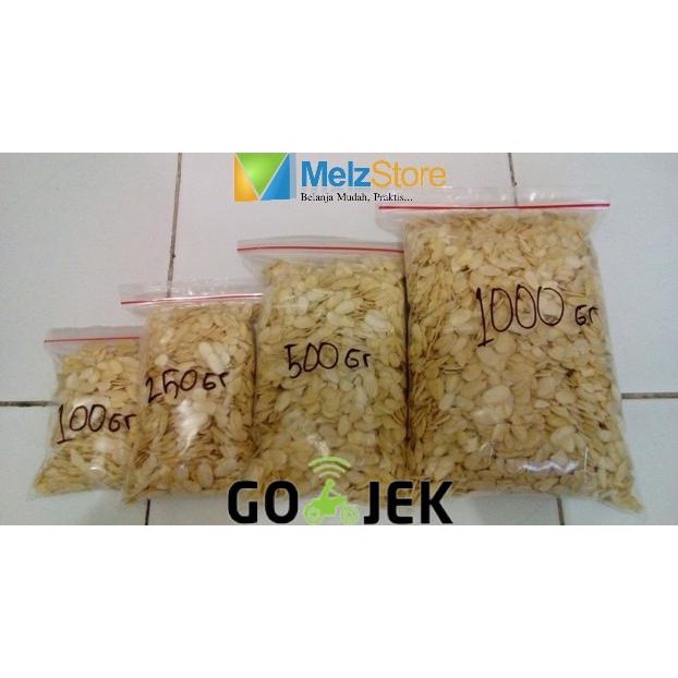 

PROMO ENAK Kacang Almond Mentah Slice/Potong Tipis,Import "Blue Diamond" 500gr Terlaris