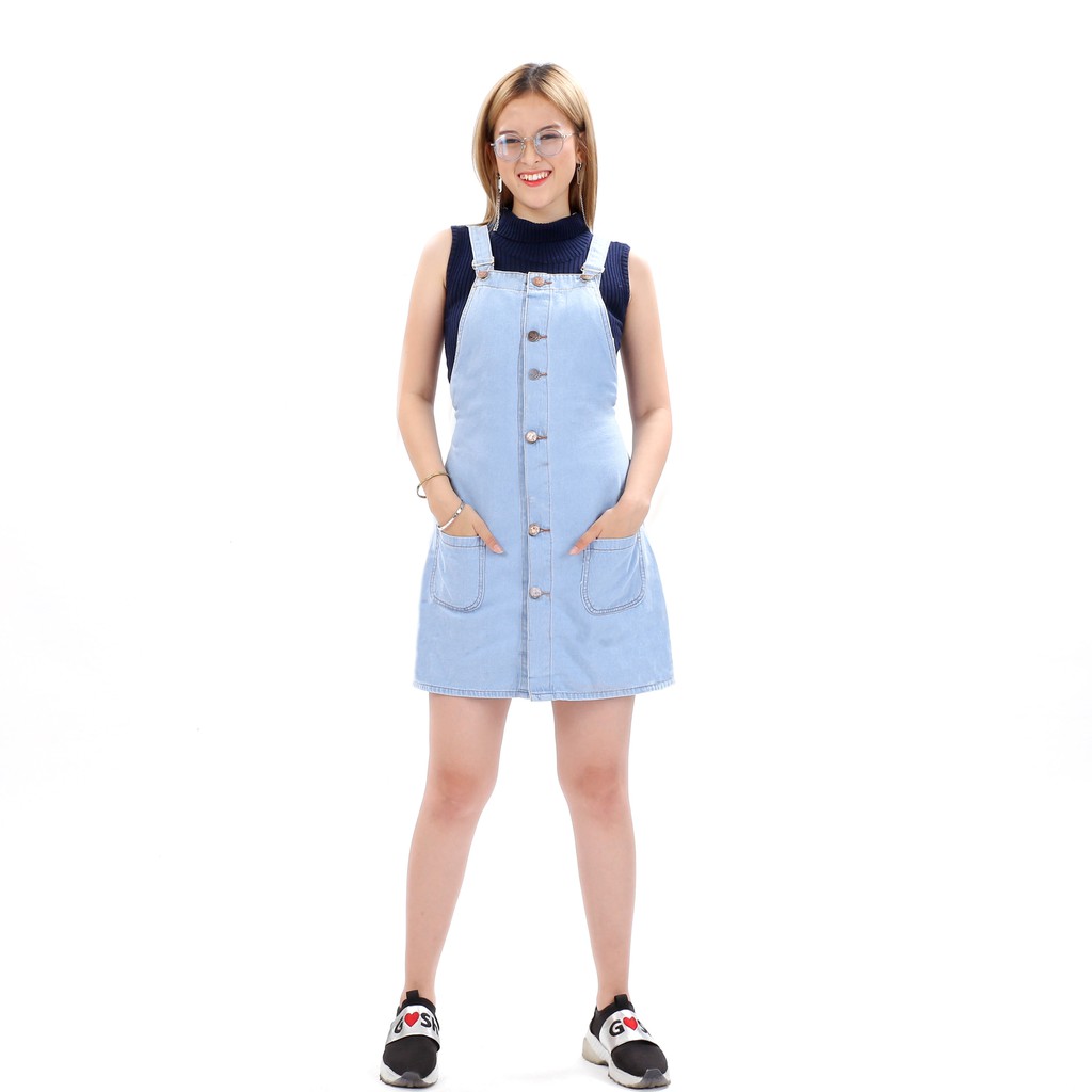 HOPYLOVY - Overall Jeans Wanita Josina