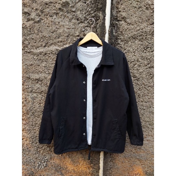 jaket coach Black number second