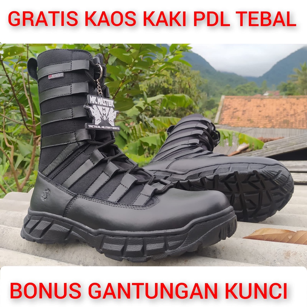 SEPATU PDL NINJA MR MASTER KULIT SAPI ASLI SEPATU PDL DINAS LAPANGAN TNI POLRI SECURITY SATPAM