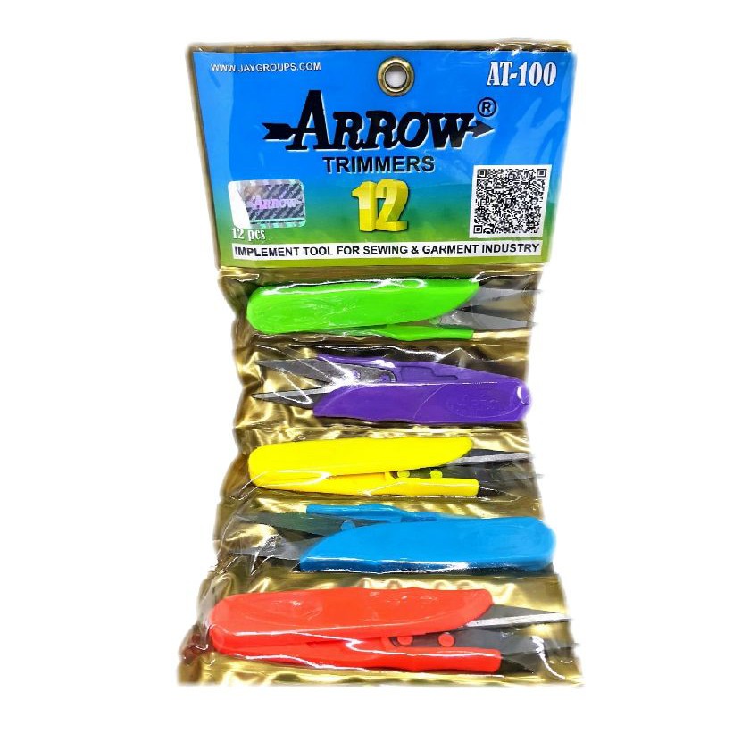 ARROW Gunting Benang Jahit Warna @1 Lusin (12 pcs)