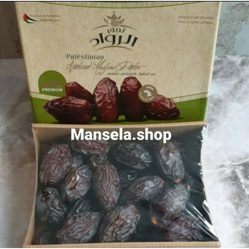 

kurma Medjoel Palestina Large 500 gr x 12 pac.( 6 kg ) Packing Original Pabrik
