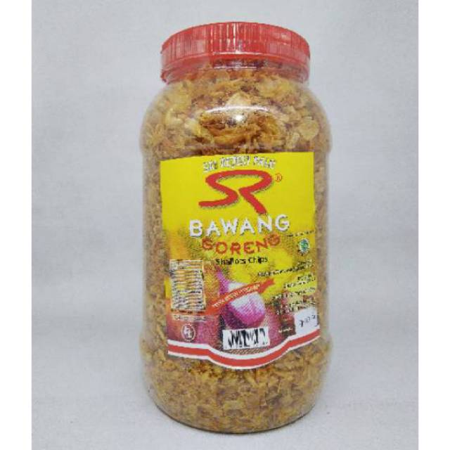 

Bawang goreng sri rejeki khas palu Toples 700gr