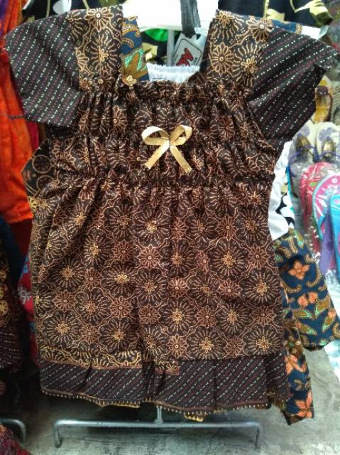 TERMURAH! TERLENGKAP! Dress Batik Bayi dan Anak/ Pakaian bayi perempuan / dress lucu imut cantik