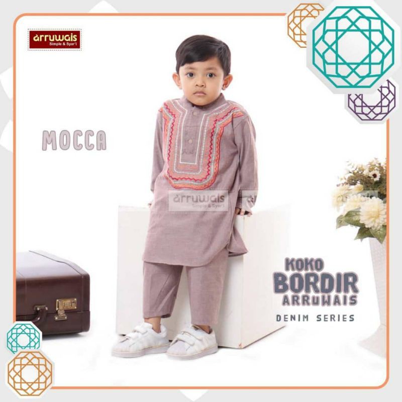 ARRUWAIS|DENIMKokoDenimSeriesKokoAnakWarnaPinkKokoAnakWarnaCoklat
