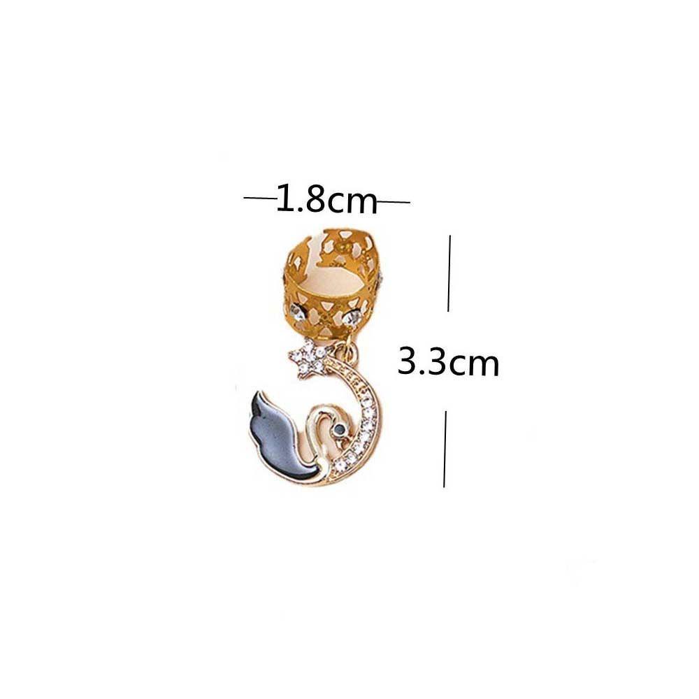 Needway Dreadlock Beads Cuff Charms Manual Wig Aksesoris Rambut Tabung Cincin Perhiasan Dekorasi Catatan Musik Kotor Kepang Rings