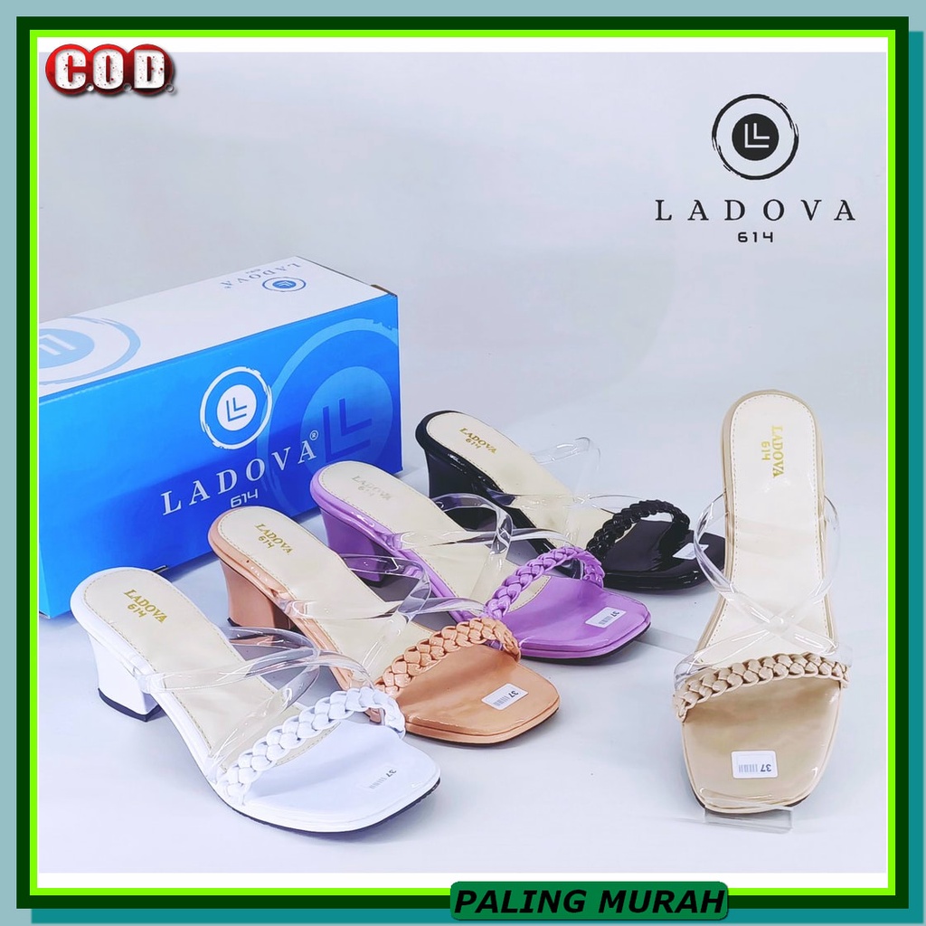 Wejes Wanita Elegan Sepatu Wejes Cewek Remaja Dewasa Sepatu Perem EM306 Wedges Sendal Wanita Andin