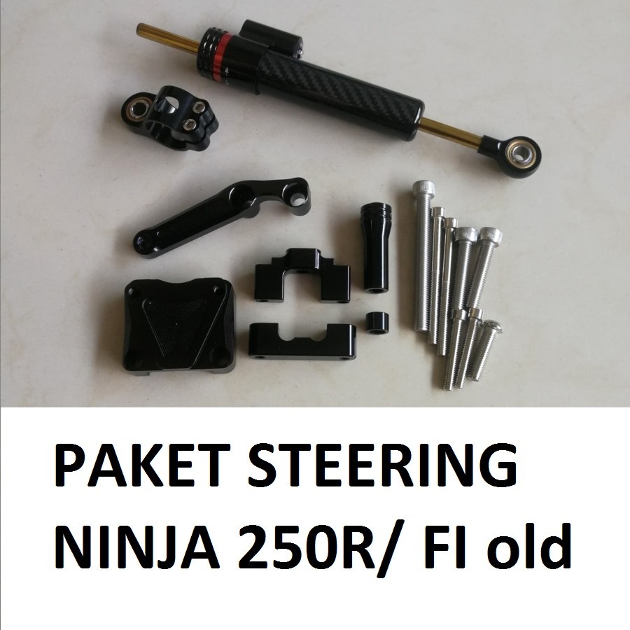 PAKET Steering Damper Ninja 250 R Ninja 250 Fi Old Stabilizer Stang