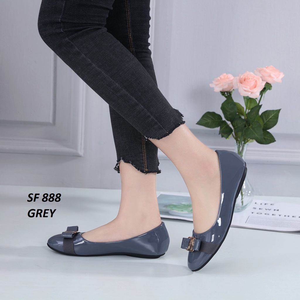 SEPATU WANITA FLAT SHOES KULIT 888