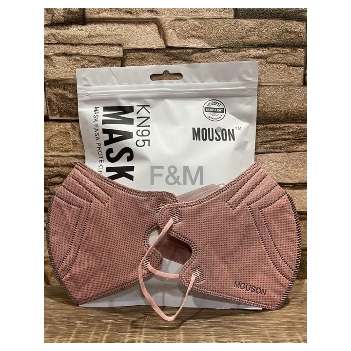 Masker Kn95 5D Mouson Fase Mask 1 Pak Isi 10 Kn95 Mouson Disposable