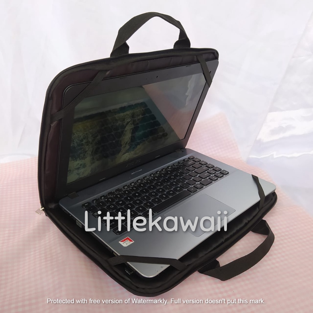 LK/Tas Laptop Wanita Remaja Korean Style Quotes Girly Girlie 14 Inch