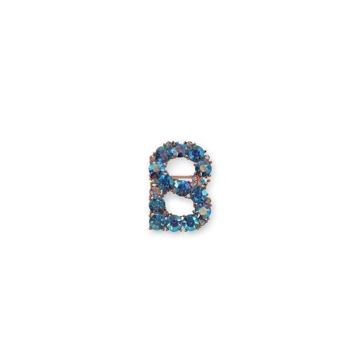 BUTTONSCARVES ACCESORIES - ORLIN BROOCH BLUE