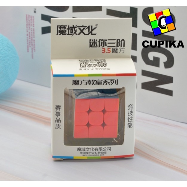 Rubik 3x3 meilong Gantungan Kunci 3,5 cm Kotak stickerless termurah