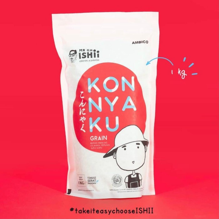 

fs2011bb Beras Shirataki Konyaku Rice Diet Keto Debm 1 Kg Sv012Ss