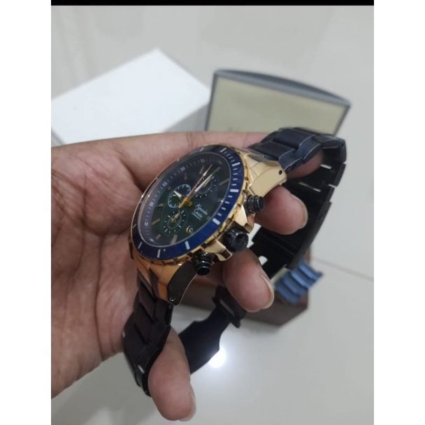 Alexandre Christie ac6141mc blue gold