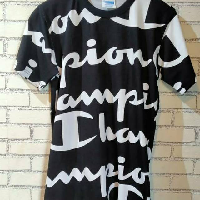 Kaos pria/Baju pria CHAMPION SCRIPT TEE 100% ORIGINAL
