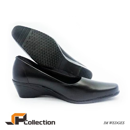 CARLIT IM 606 Sepatu Wanita Wedges Bahan Sintetis Cocok Untuk Acara Formal &amp; Pesta