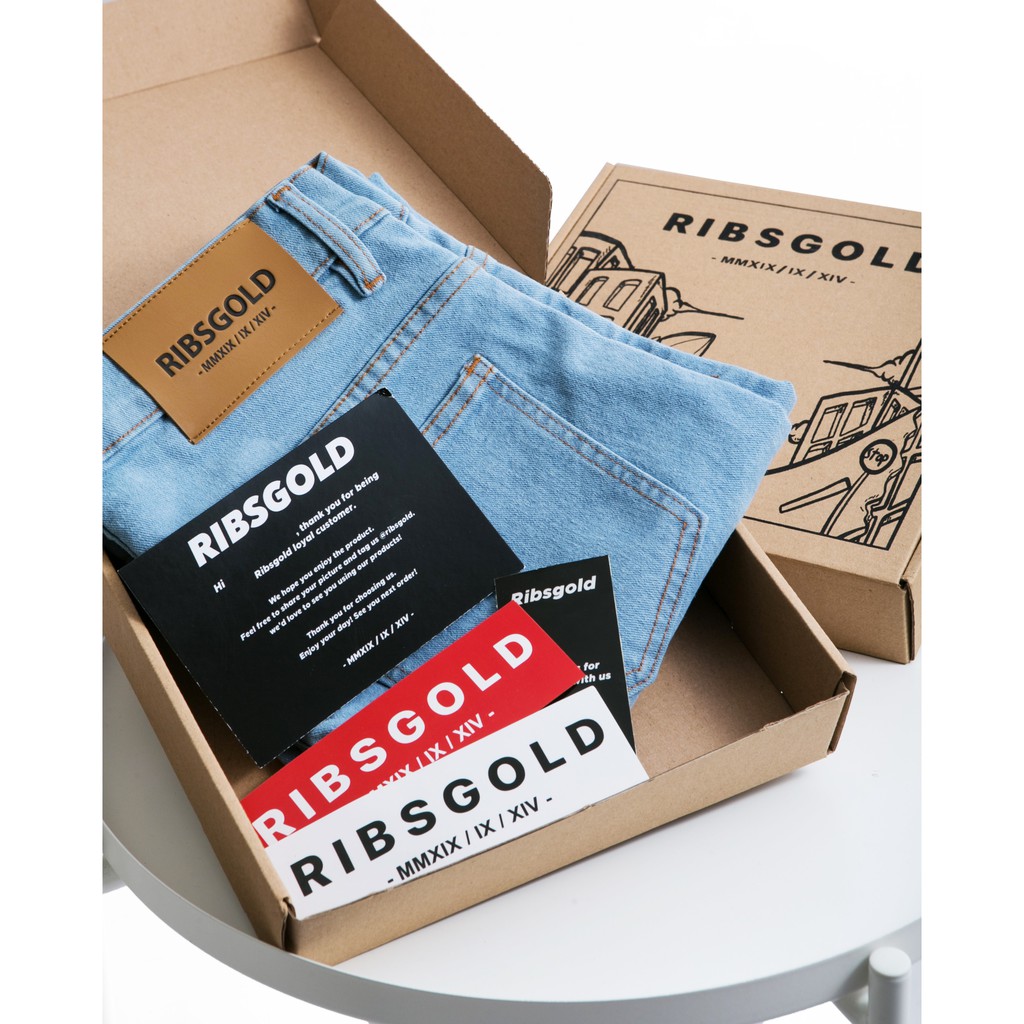 Celana Jeans Panjang Pria Long Denim Pants Strech Ribsgold
